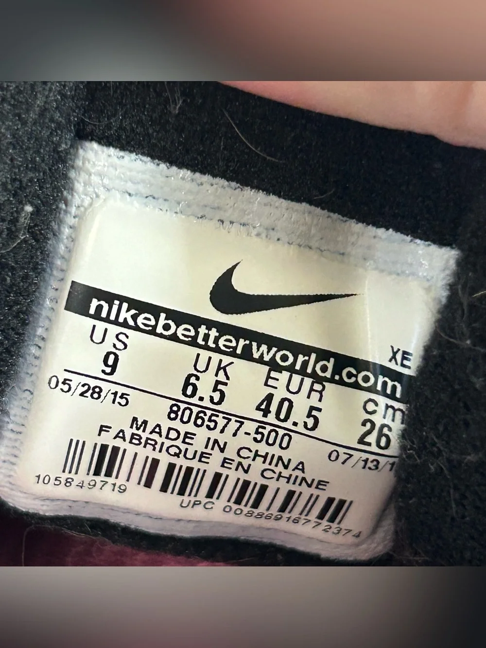 Nike Air Zoom Pegasus 32 Women's Sneakers Size 9 Purple Running Athletic - Picture 8 of 9
